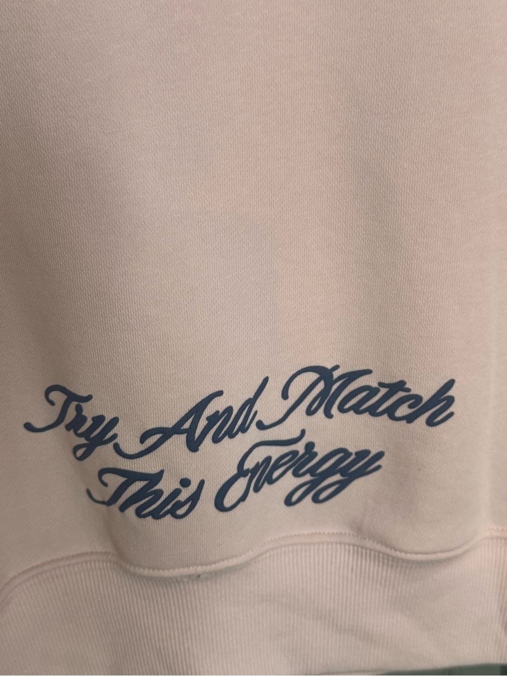 Pacsun Girls Off the Shoulder French Terry Sweatshirt Sz L - NWOT - Picture 5 of 6